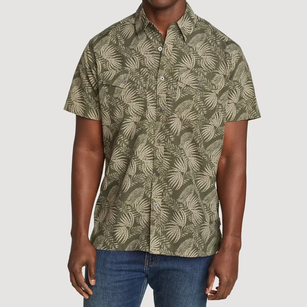 NWT Eddie Bauer Men's Mountain Shirt, Small (S), Spruce